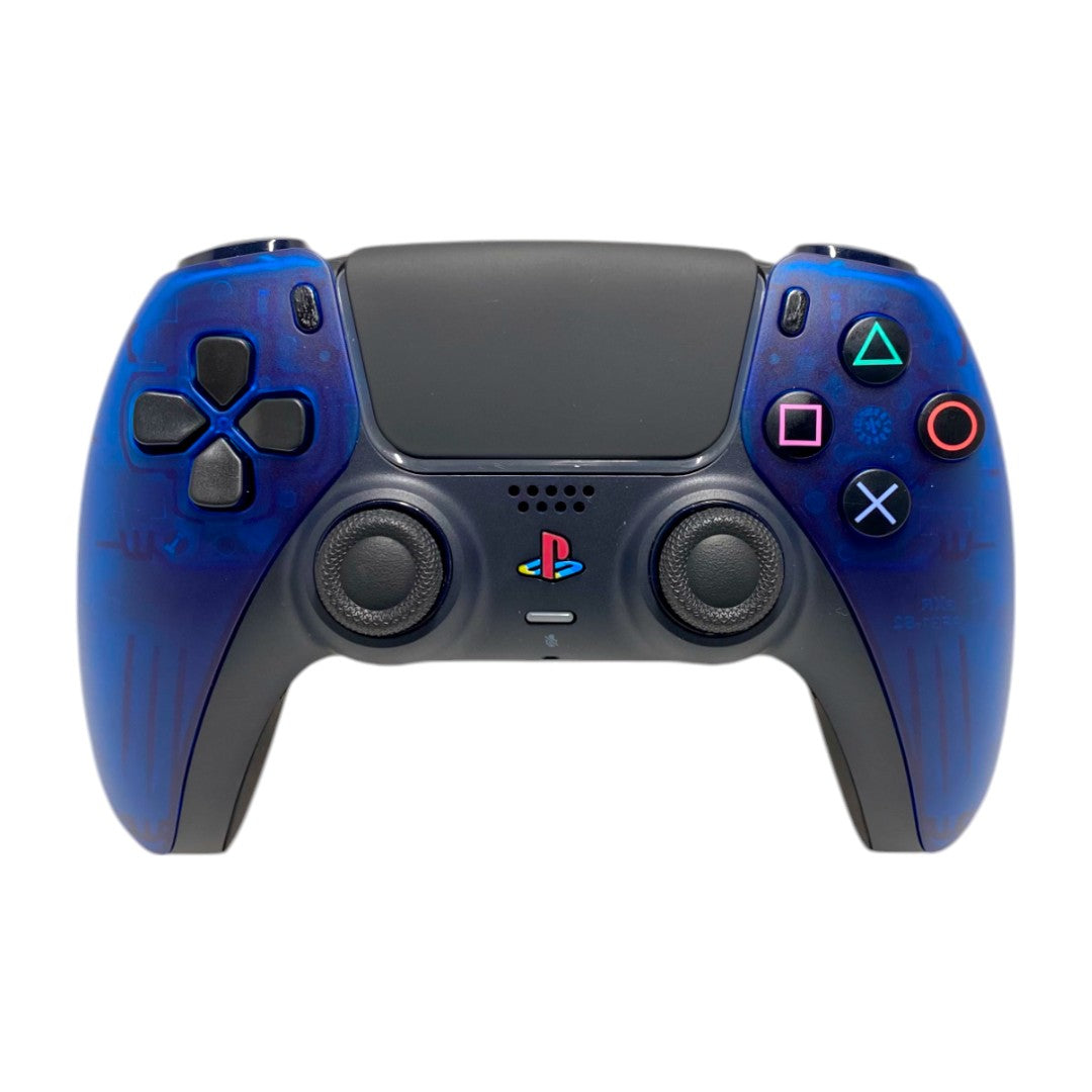 PS2 Transparent Blue Retro x NEW DualSense Playstation 5 PS5 Custom Controller