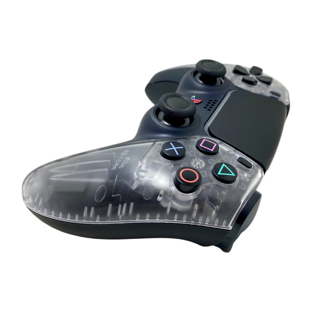 PS2 Transparent ICE Retro x NEW DualSense Playstation 5 PS5 Custom Controller