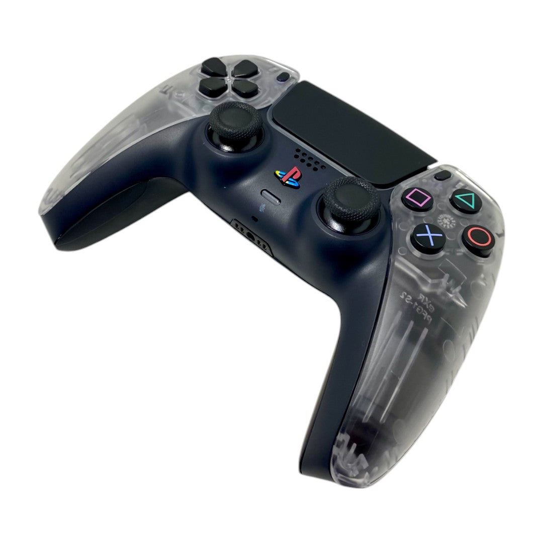 PS2 Transparent ICE Retro x NEW DualSense Playstation 5 PS5 Custom Controller