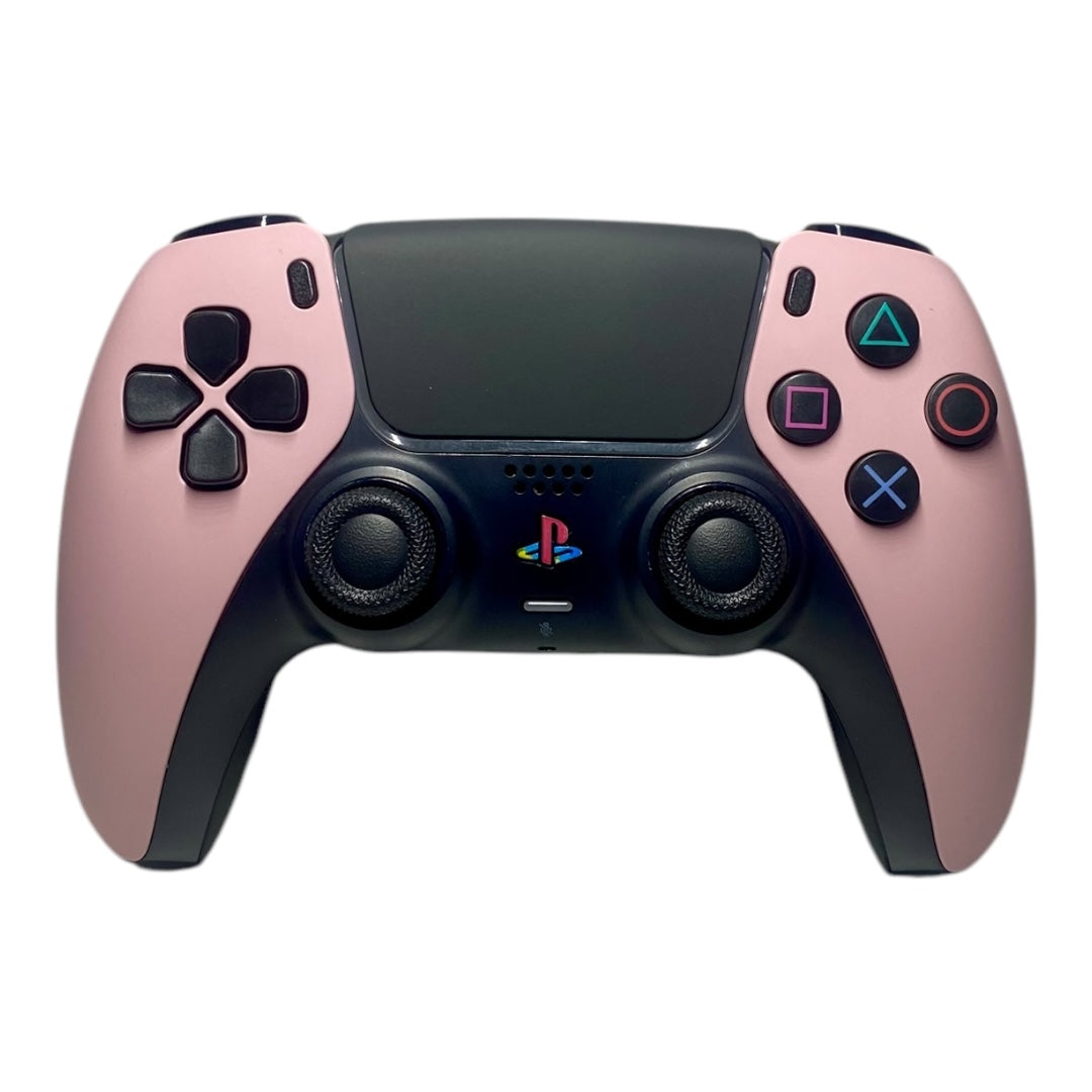 Sakura Pink Black PS5 Controller x Sony PlayStation 5 DualSense PC Custom Luna Design