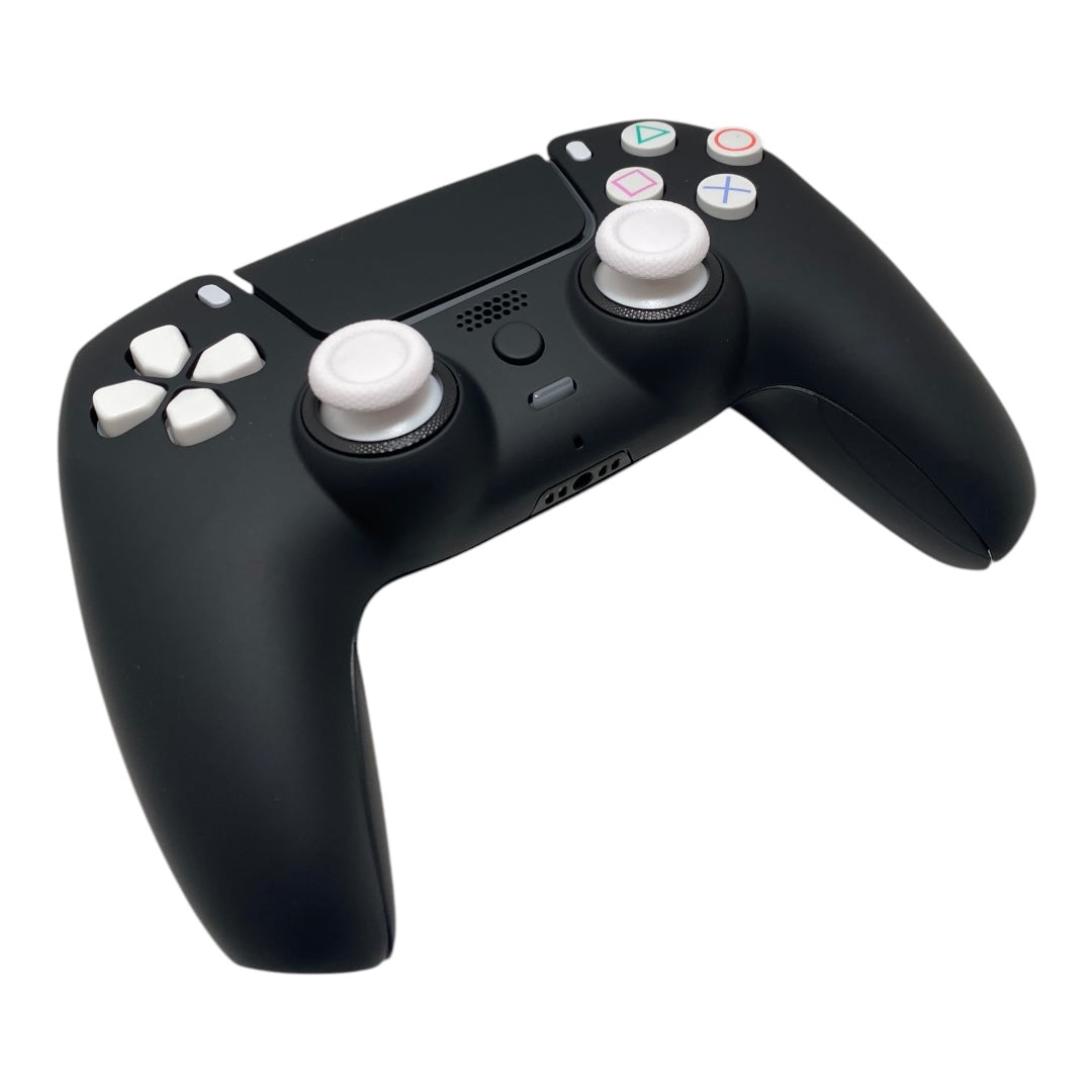 Atomic Black Bombshell Retro Sony x PlayStation 5 DualSense PS5 Controller +Grips