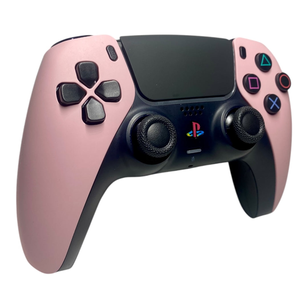 Sakura Pink Black PS5 Controller x Sony PlayStation 5 DualSense PC Custom Luna Design