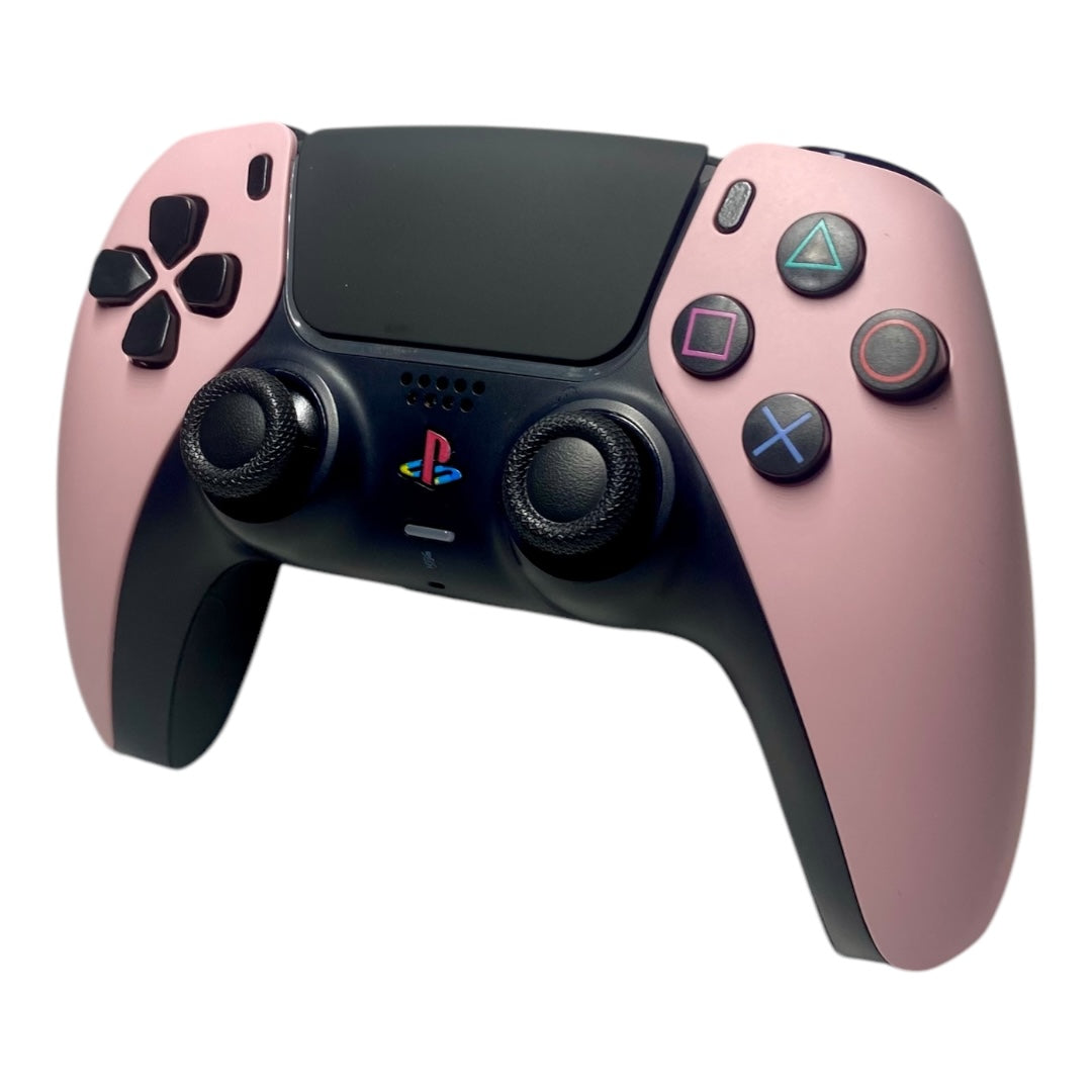 Sakura Pink Black PS5 Controller x Sony PlayStation 5 DualSense PC Custom Luna Design