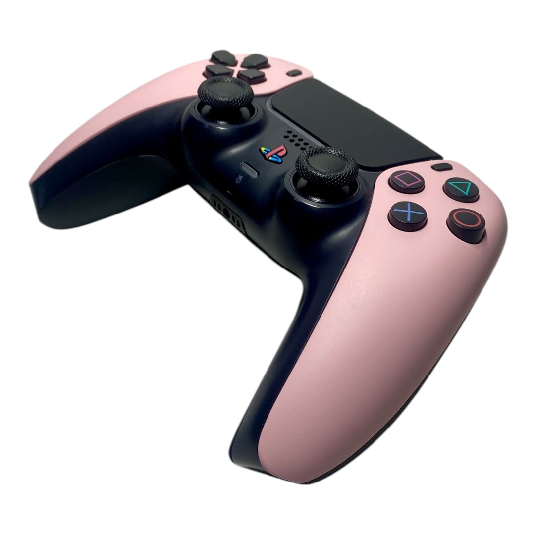 Sakura Pink Black PS5 Controller x Sony PlayStation 5 DualSense PC Custom Luna Design