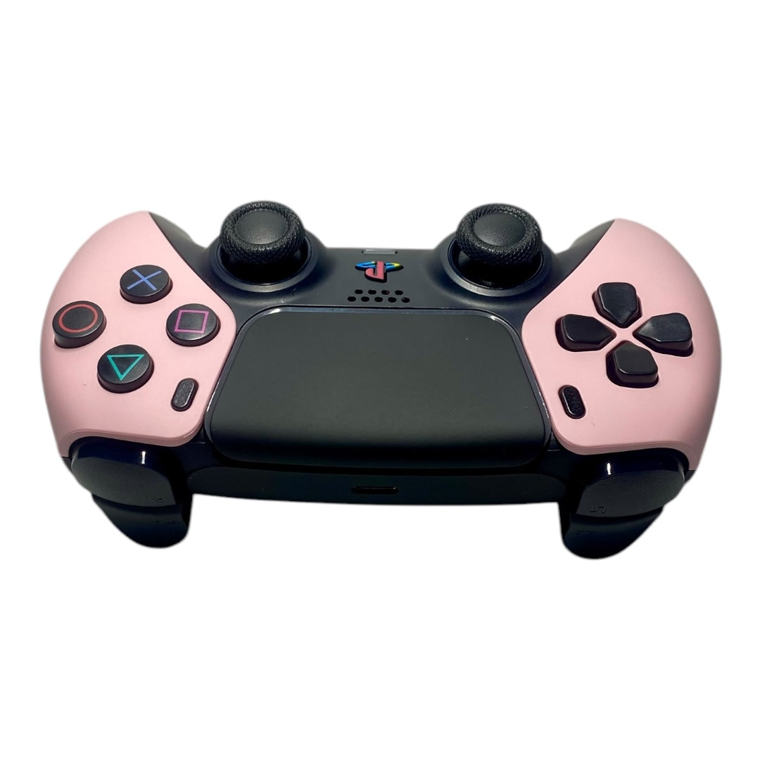 Sakura Pink Black PS5 Controller x Sony PlayStation 5 DualSense PC Custom Luna Design