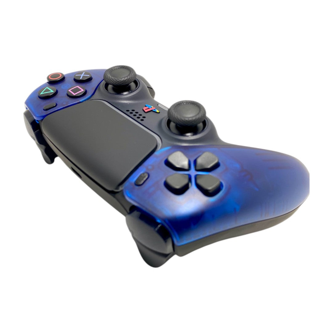 PS2 Transparent Blue Retro x NEW DualSense Playstation 5 PS5 Custom Controller