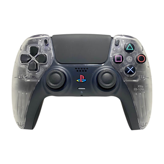 PS2 Transparent ICE Retro x NEW DualSense Playstation 5 PS5 Custom Controller