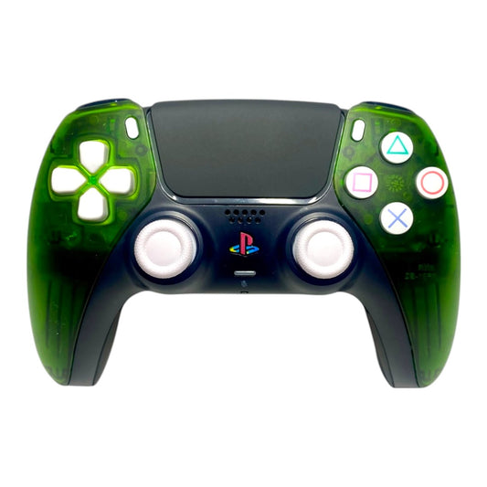 Emerald ICE Retro x NEW DualSense Playstation 5 PS5 Custom Controller +Grips