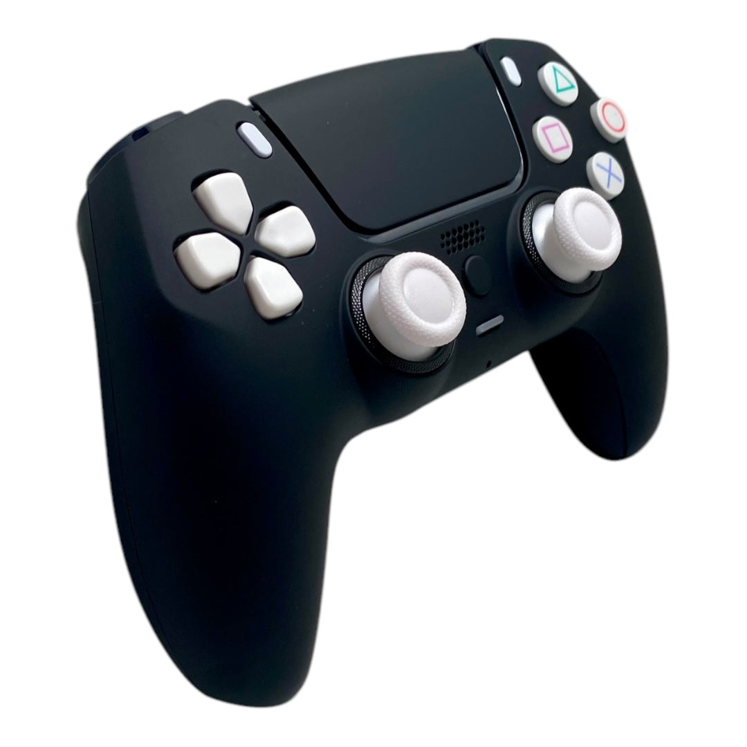 Atomic Black Bombshell Retro Sony x PlayStation 5 DualSense PS5 Controller +Grips